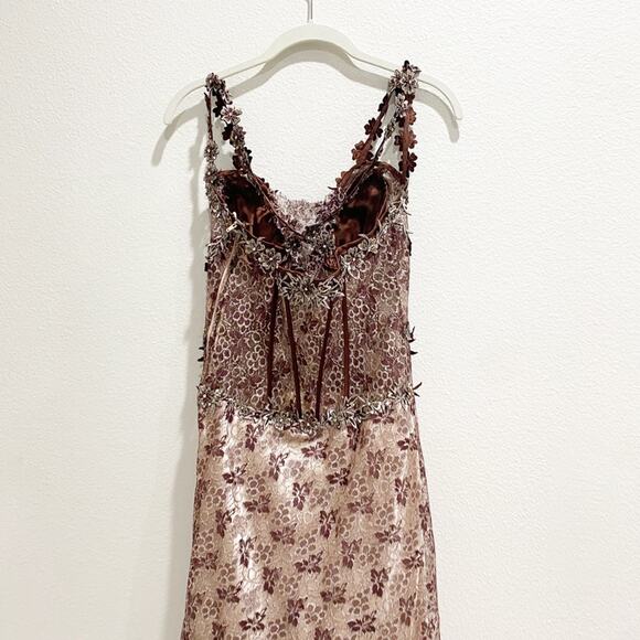 Cinderella Divine Brown Lace Corset Formal Dress size 6 - Picture 9 of 10